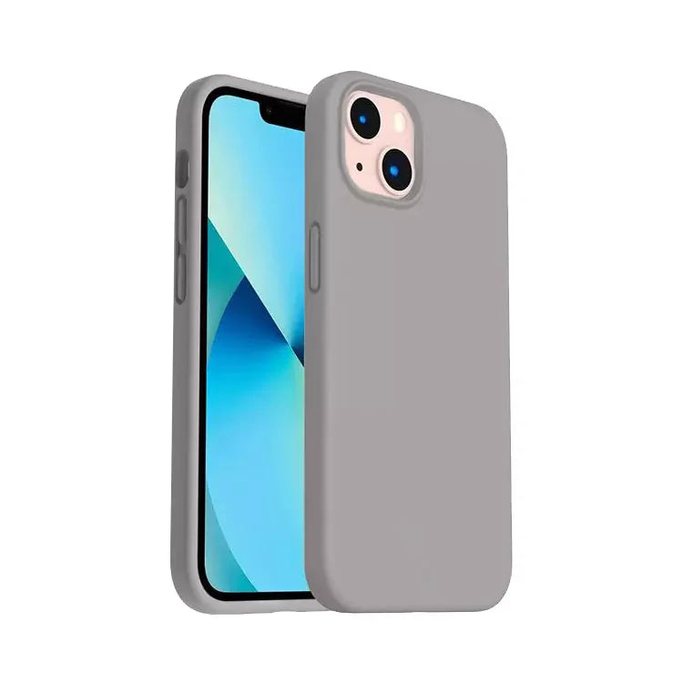 Xquisite Silicone Storm Grey iPhone 15 Plus Case – Phone Bar Xquisite Silicone Storm Grey iPhone 15 Plus Case – Phone Bar