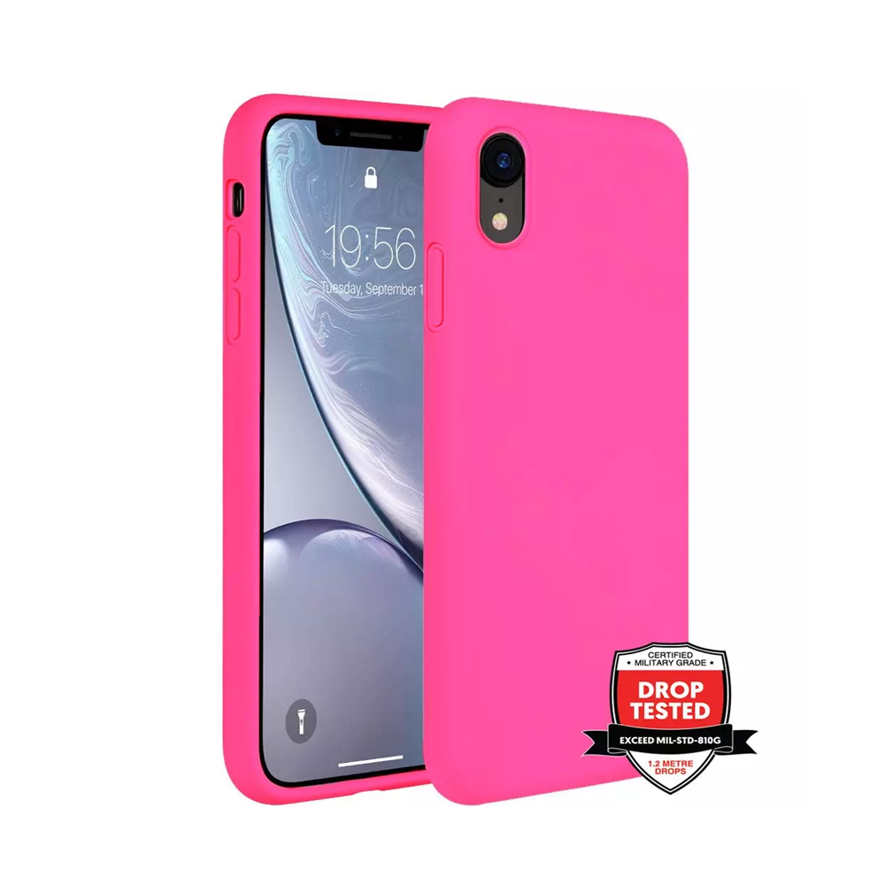 Silicone Pink iPhone XR Case
